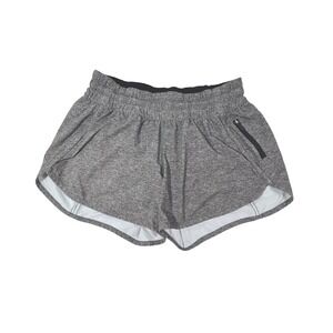 Lululemon Tracker Short V *4" Heather Lux Multi Black size 8